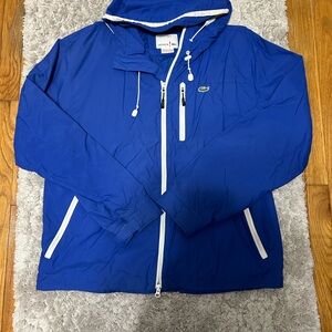 Vintage Lacoste Women’s Blue Windbreaker Jacket